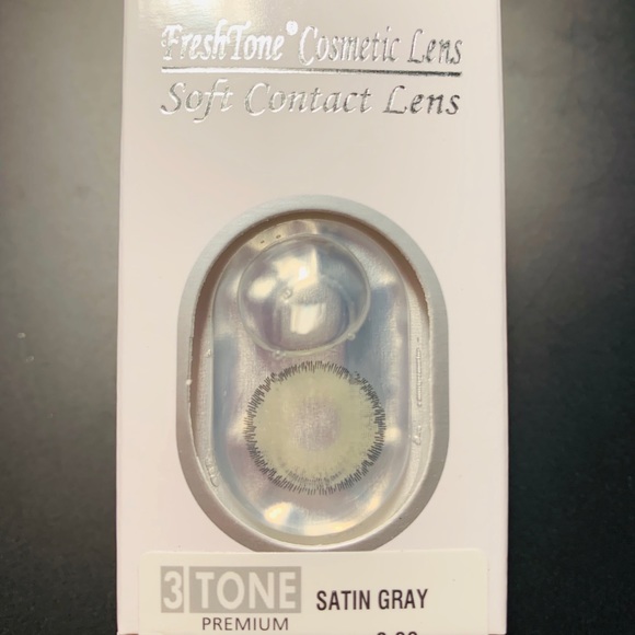 Gorgeous SATIN GRAY Cosmetic Lenses > FreshTone - Picture 4 of 5